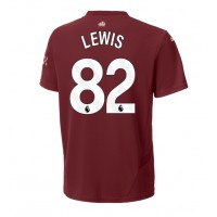 Maglia Calcio Manchester City Rico Lewis #82 Terza Divisa 2024-25 Manica Corta